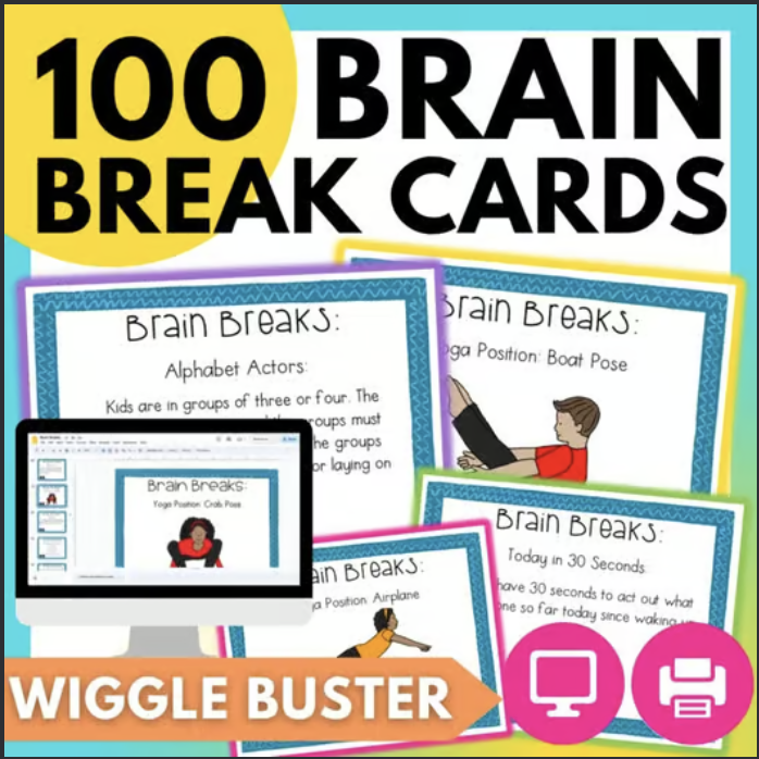 100 Brain Break Cards
